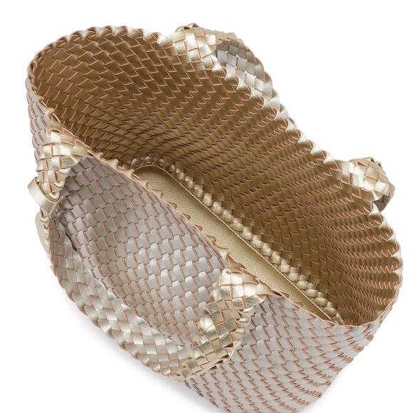 NEW with Tags Reversible Ilse Jacobsen Woven Tote Bag - Picture 4 of 9